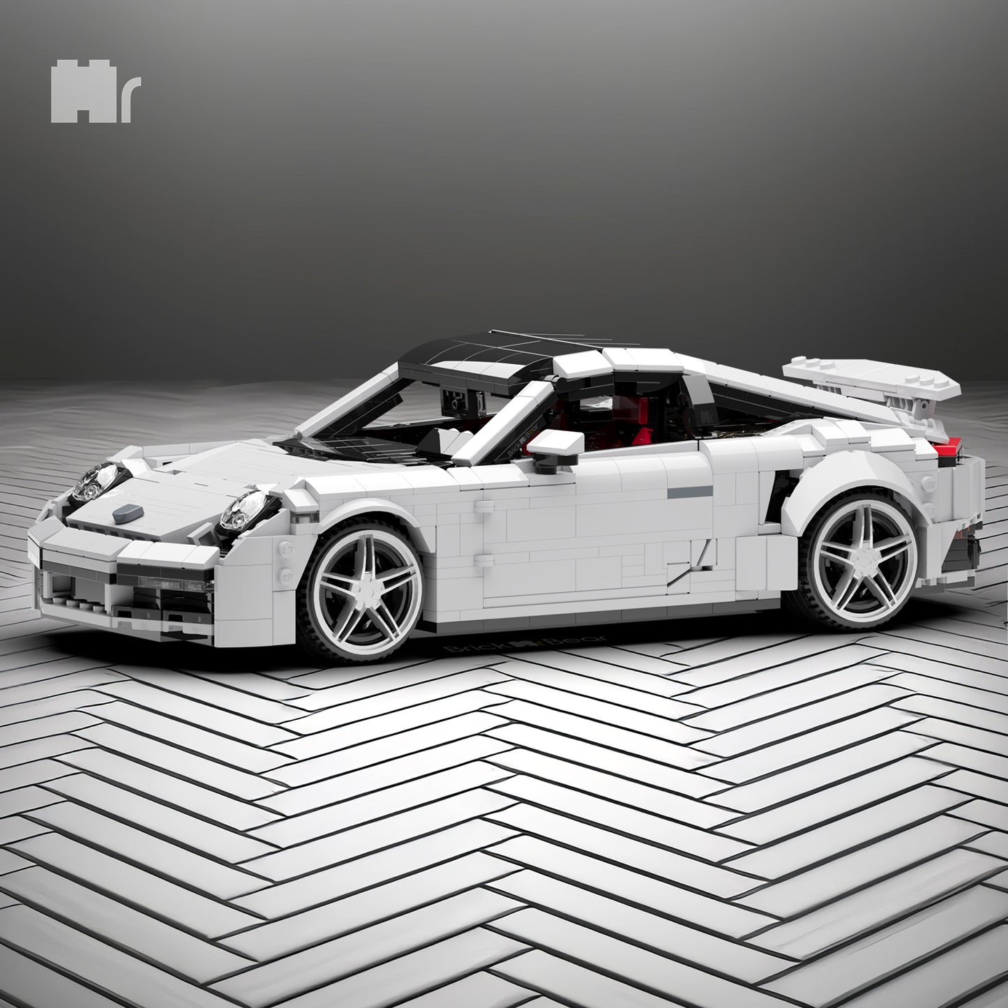 Porsche 911 Turbo S Inspired - 1:16 Scale Custom Instructions