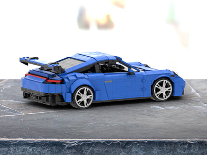 Porsche 992 GT3 (Blue Version) Digital Instructions