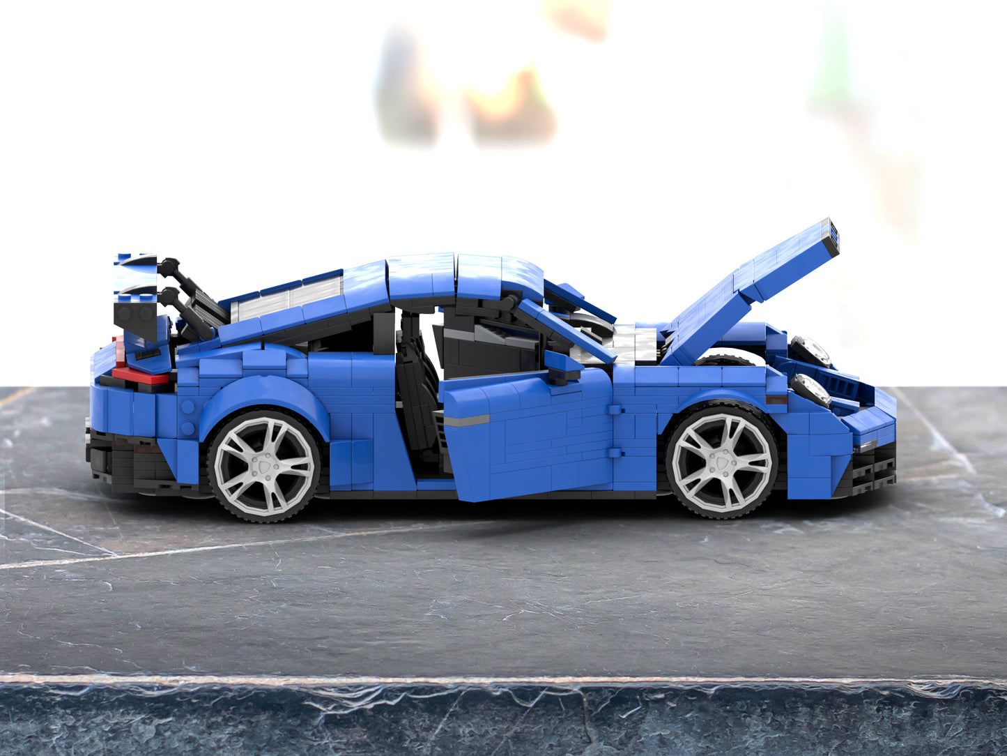 Porsche 992 GT3 (Blue Version) Digital Instructions