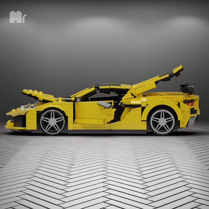 Corvette Z06 C8 Inspired - 1:16 Scale Custom Instructions