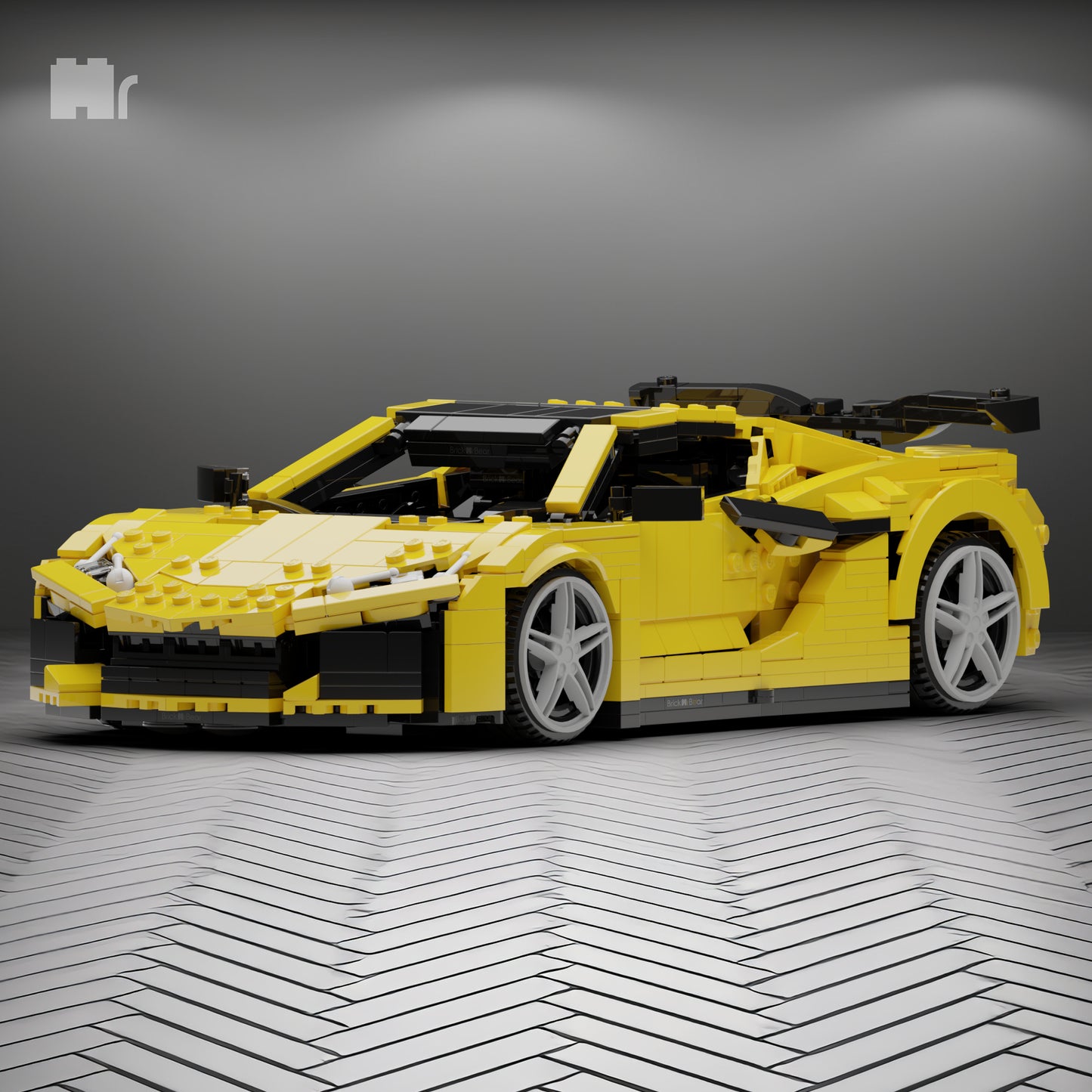Corvette Z06 C8 Inspired - 1:16 Scale Custom Instructions