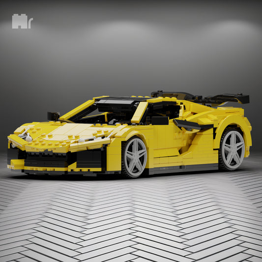 Corvette Z06 C8 Inspired - 1:16 Scale Custom Instructions